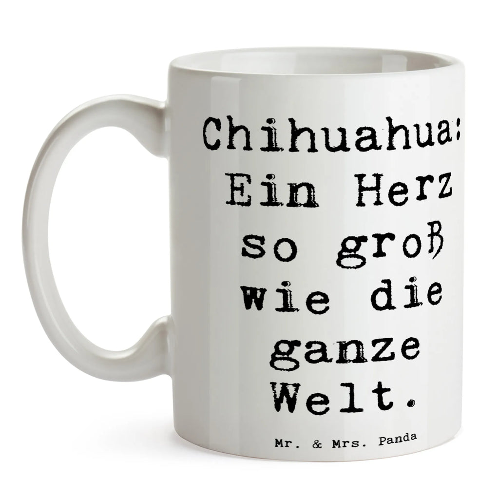 Tasse Spruch Chihuahua Herz Tasse mit Zitaten, Bürotasse, Geschenktasse, Tasse mit Motiven, Tasse, Keramiktasse, Porzellantasse, Teetasse, Kaffeetasse, Hund, Hunderasse, Rassehund, Hundebesitzer, Geschenk, Tierfreund, Schenken, Welpe