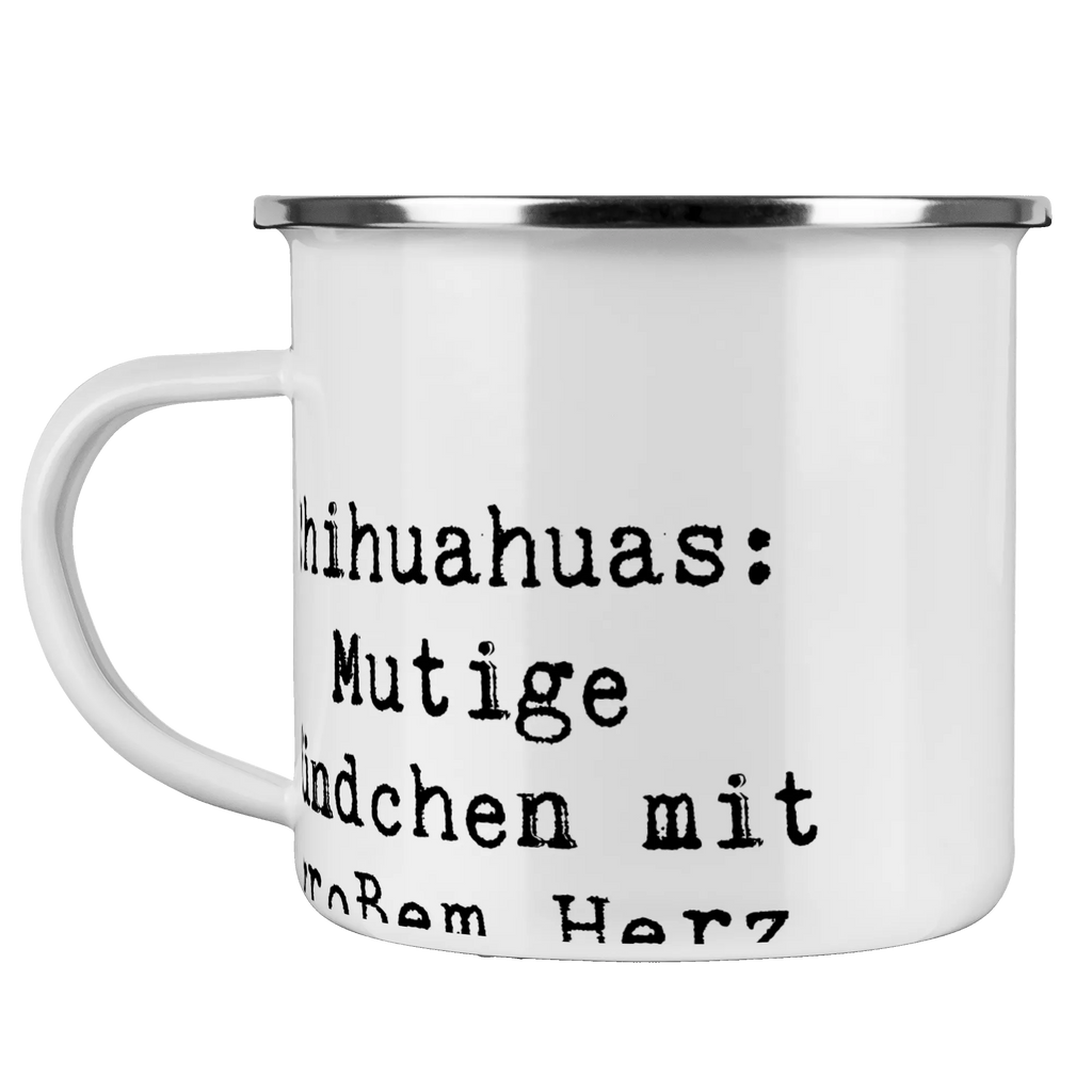 Enamel camping mug Saying Chihuahuas: Mutige Hündchen mit großem Herz Metalltasse, Emaille Trinkbecher, Tasse Emaille, Outdoor Becher, Emaille Tasse, Camping Tassen, Camping Tasse Metall, Campingbecher, Trinkbecher, Emaille Becher Camping, Emaille Tassen, Camping Tassen Emaille, Outdoor Tasse, Blechtassen, Camping Becher, Emaille Campingbecher, Blechtasse Outdoor, Emaille Tasse Camping, Metalltasse für Camping, Campingtassen, Tasse Camping, Blechtasse, Camping Becher Edelstahl, Emailletasse, Edelstahl Trinkbecher, Campingtasse, Metall Tasse, Emaille Becher, Kaffee Blechtasse, Camping Tasse Emaille, Hund, Hunderasse, Rassehund, Hundebesitzer, Geschenk, Tierfreund, Schenken, Welpe