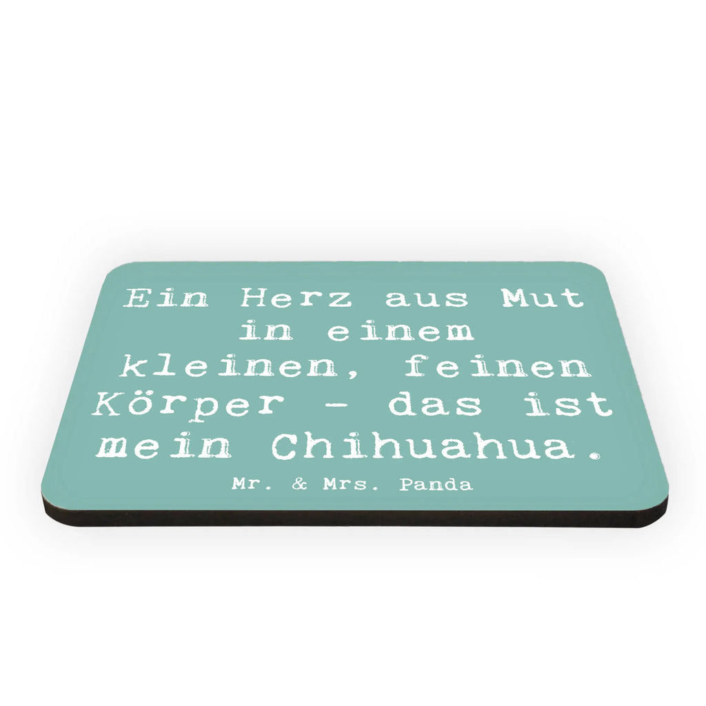 Magnet Saying Ein Herz aus Mut in einem kleinen, feinen Körper - das ist mein Chihuahua. Kühlschrankmagnet, Souvenir Magnet, Dekomagnet, Notiz Magnet, Pinnwandmagnet, Whiteboard Magnet, Kühlschrank Dekoration, Motivmagnete, Hund, Hunderasse, Rassehund, Hundebesitzer, Geschenk, Tierfreund, Schenken, Welpe