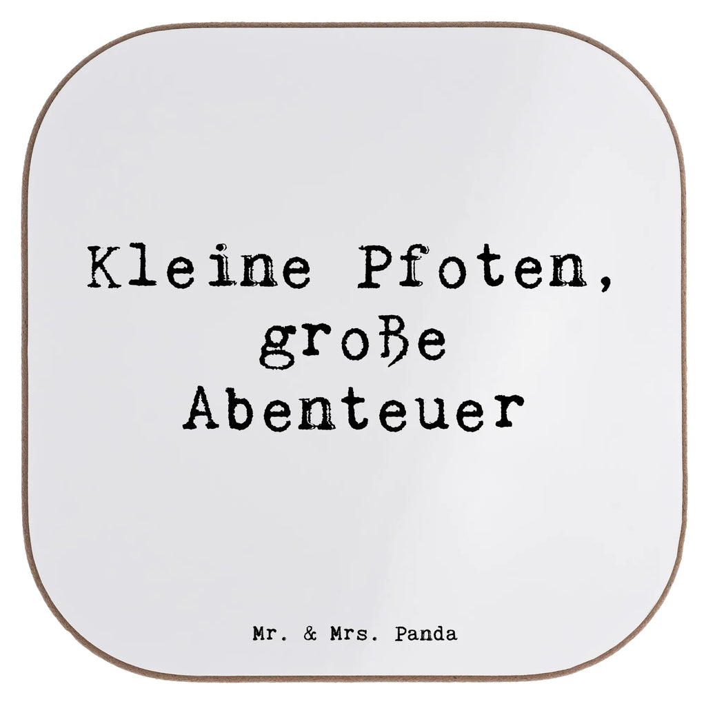 Square coaster Saying Kleine Pfoten, große Abenteuer Untersetzer aus Holz, Tassen Untersetzer, Getränkeuntersetzer, Korkuntersetzer, Untersetzer Gläser, Untersetzer, Holzuntersetzer, Bierdeckel, Untersetzer Holz, Glasuntersetzer, Untersetzer für Gläser, Untersetzer Design, Hund, Hunderasse, Rassehund, Hundebesitzer, Geschenk, Tierfreund, Schenken, Welpe