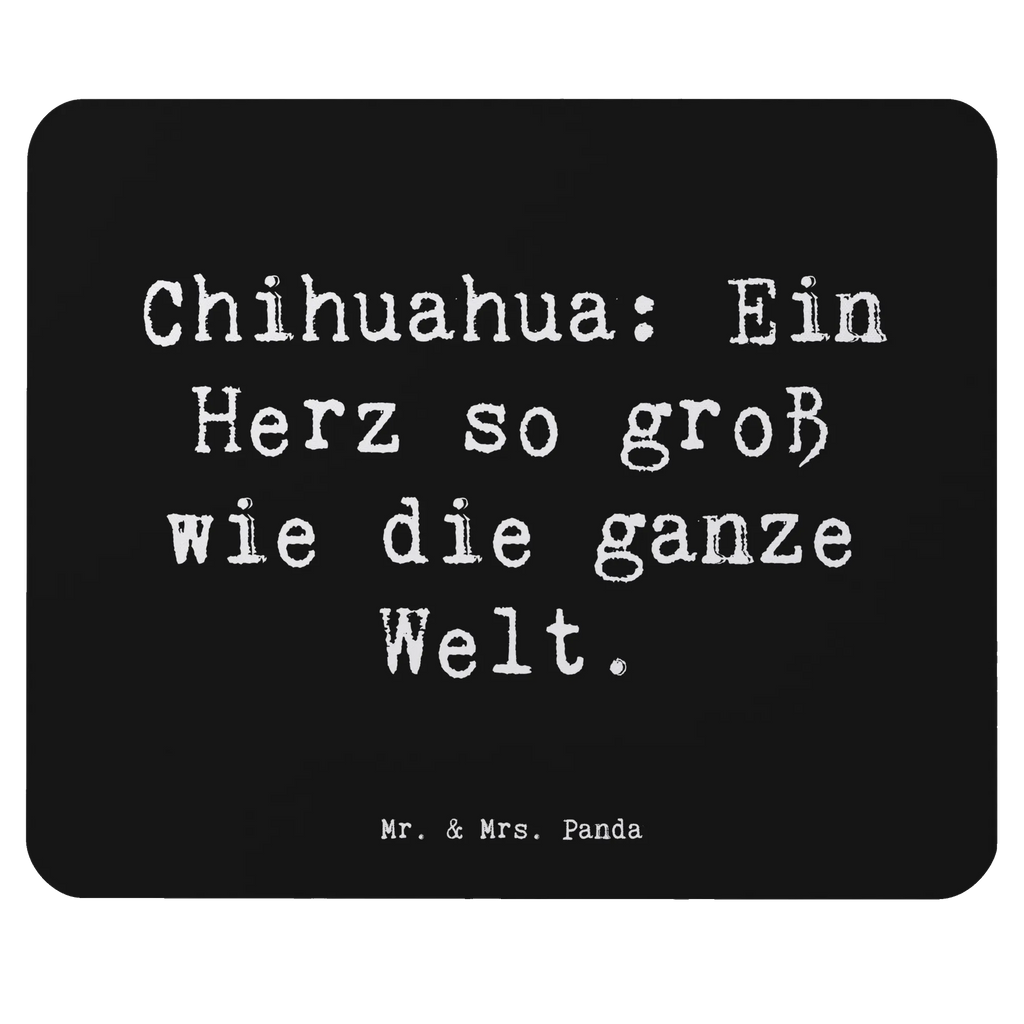 Mouse mat Saying Chihuahua: Ein Herz so groß wie die ganze Welt. Büroausstattung, PC Zubehör, Mauspad Büro, Computer zubehör, Mousepad, Arbeitszimmer, Einzigartiges Mauspad, Mausunterlage, Designer Mauspad, Mauspad, Hund, Hunderasse, Rassehund, Hundebesitzer, Geschenk, Tierfreund, Schenken, Welpe