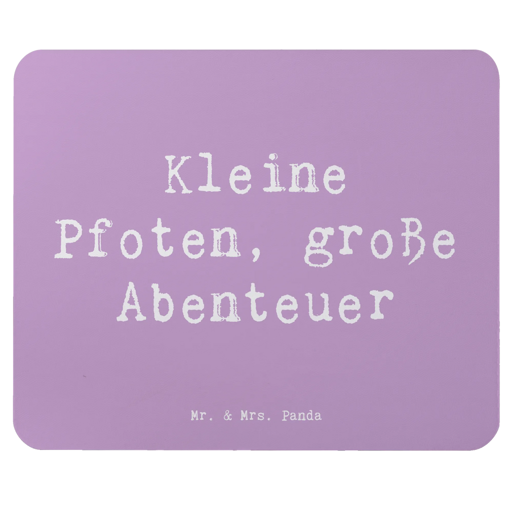 Mouse mat Saying Kleine Pfoten, große Abenteuer Mauspad Büro, Mauspad, Designer Mauspad, Arbeitszimmer, Mausunterlage, Einzigartiges Mauspad, Mousepad, PC Zubehör, Büroausstattung, Computer zubehör, Hund, Hunderasse, Rassehund, Hundebesitzer, Geschenk, Tierfreund, Schenken, Welpe