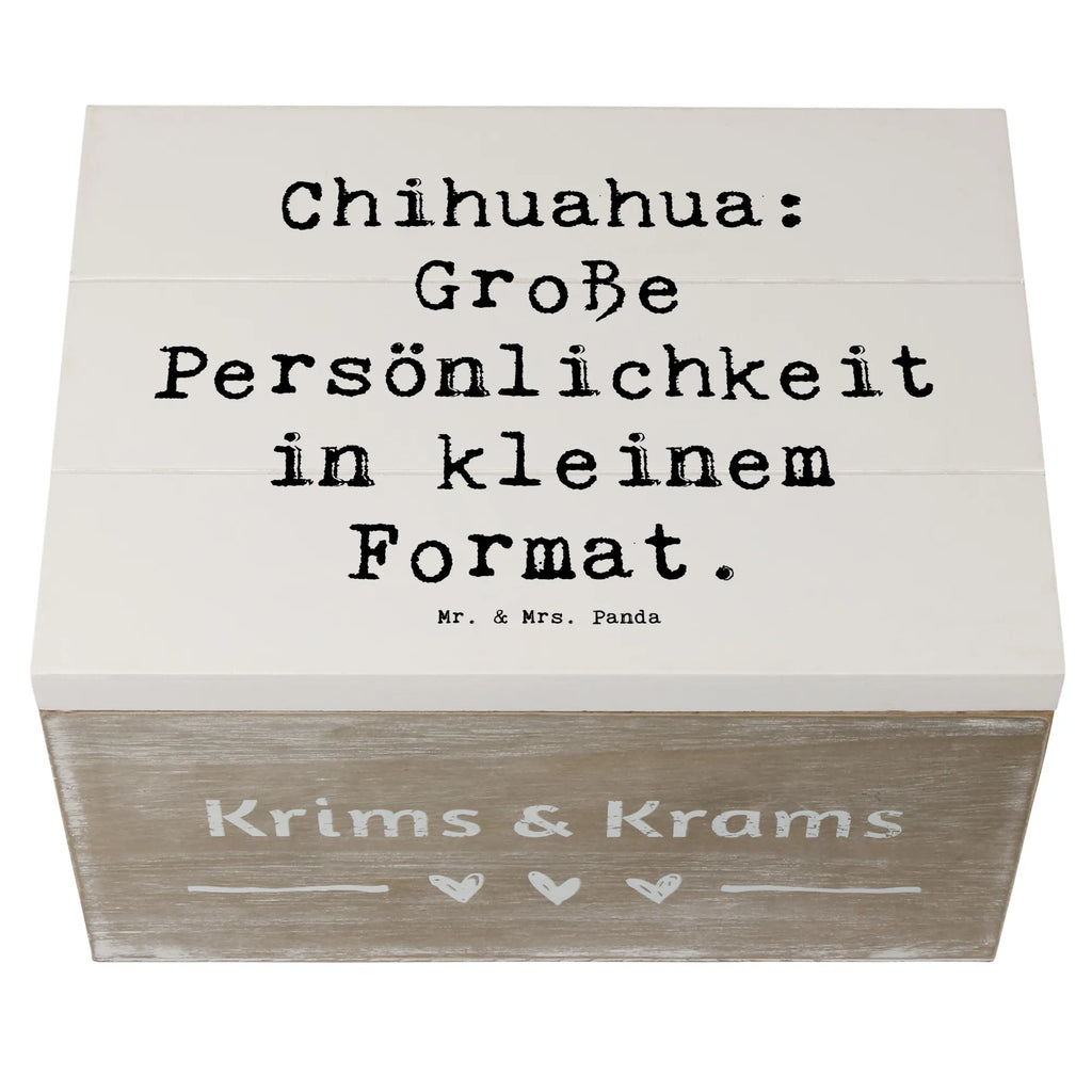 Wooden chest Saying Chihuahua: Große Persönlichkeit in kleinem Format. Geschenkbox, Kiste, Schatulle, Erinnerungskiste, Erinnerungsbox, Geschenkdose, Holzkiste, Truhe, Aufbewahrungsbox, XXL, Schatzkiste, Dekokiste, Hund, Hunderasse, Rassehund, Hundebesitzer, Geschenk, Tierfreund, Schenken, Welpe
