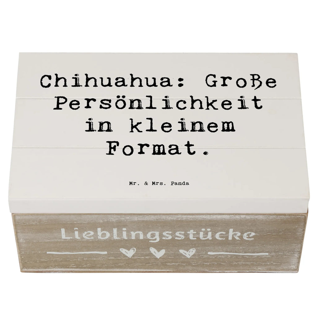 Wooden chest Saying Chihuahua: Große Persönlichkeit in kleinem Format. Geschenkbox, Kiste, Schatulle, Erinnerungskiste, Erinnerungsbox, Geschenkdose, Holzkiste, Truhe, Aufbewahrungsbox, XXL, Schatzkiste, Dekokiste, Hund, Hunderasse, Rassehund, Hundebesitzer, Geschenk, Tierfreund, Schenken, Welpe