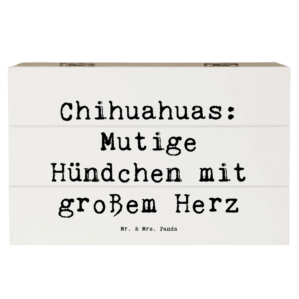 Holzkiste Spruch Chihuahua Mut Kiste, Schatulle, Erinnerungskiste, Truhe, Geschenkbox, XXL, Erinnerungsbox, Schatzkiste, Holzkiste, Geschenkdose, Dekokiste, Aufbewahrungsbox, Hund, Hunderasse, Rassehund, Hundebesitzer, Geschenk, Tierfreund, Schenken, Welpe
