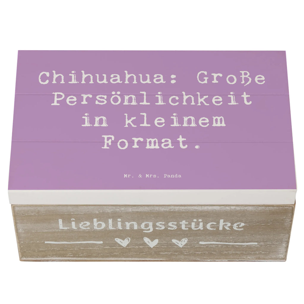 Wooden chest Saying Chihuahua: Große Persönlichkeit in kleinem Format. Geschenkbox, Kiste, Schatulle, Erinnerungskiste, Erinnerungsbox, Geschenkdose, Holzkiste, Truhe, Aufbewahrungsbox, XXL, Schatzkiste, Dekokiste, Hund, Hunderasse, Rassehund, Hundebesitzer, Geschenk, Tierfreund, Schenken, Welpe