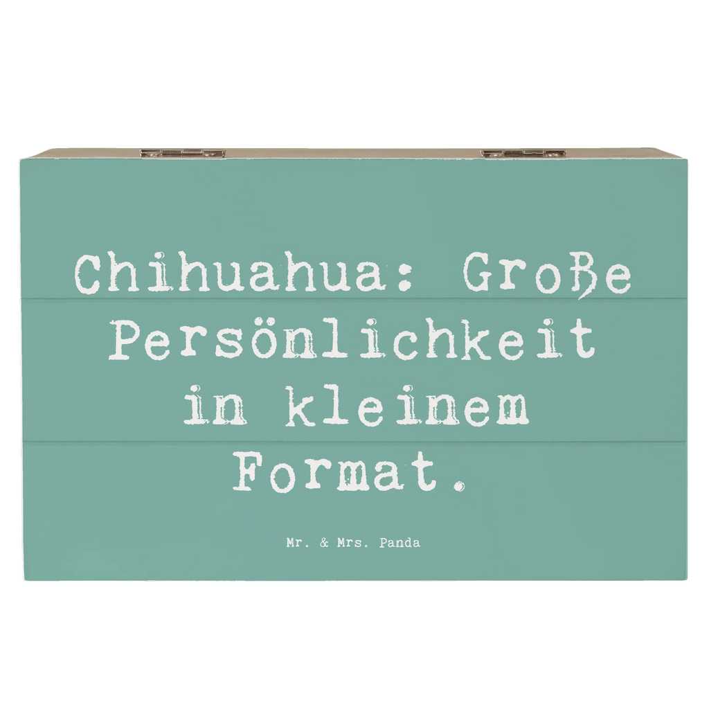 Wooden chest Saying Chihuahua: Große Persönlichkeit in kleinem Format. Geschenkbox, Kiste, Schatulle, Erinnerungskiste, Erinnerungsbox, Geschenkdose, Holzkiste, Truhe, Aufbewahrungsbox, XXL, Schatzkiste, Dekokiste, Hund, Hunderasse, Rassehund, Hundebesitzer, Geschenk, Tierfreund, Schenken, Welpe