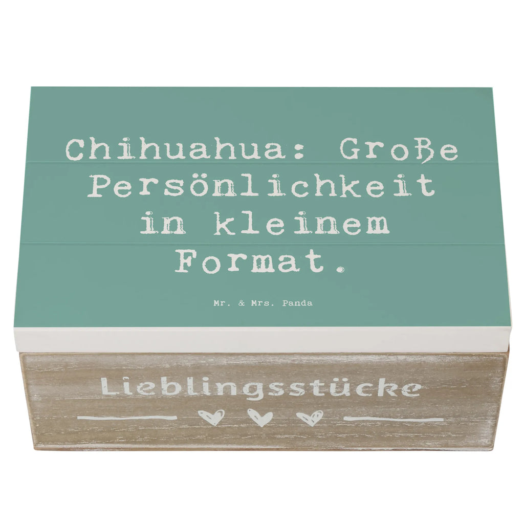 Wooden chest Saying Chihuahua: Große Persönlichkeit in kleinem Format. Geschenkbox, Kiste, Schatulle, Erinnerungskiste, Erinnerungsbox, Geschenkdose, Holzkiste, Truhe, Aufbewahrungsbox, XXL, Schatzkiste, Dekokiste, Hund, Hunderasse, Rassehund, Hundebesitzer, Geschenk, Tierfreund, Schenken, Welpe