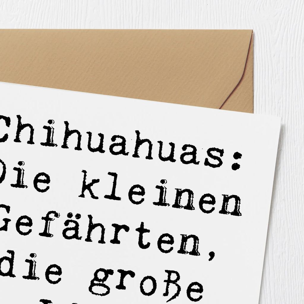 Deluxe Karte Spruch Chihuahua Liebe Grußkarte, Hochwertige Grußkarte, Karte, Einladungskarte, Glückwunschkarte, Klappkarte, Hochwertige Klappkarte, Geburtstagskarte, Hochzeitskarte, Hund, Hunderasse, Rassehund, Hundebesitzer, Geschenk, Tierfreund, Schenken, Welpe