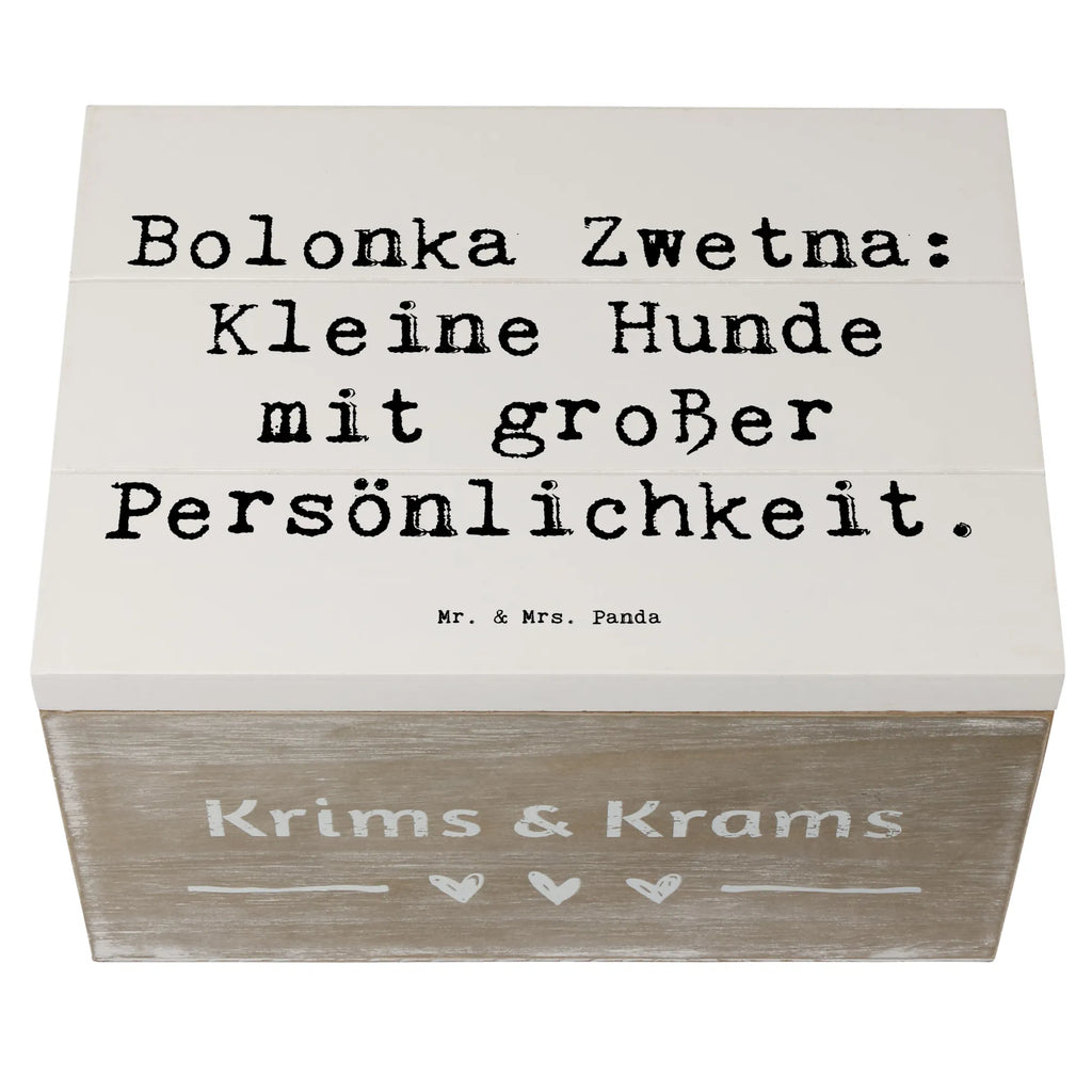 Wooden chest Saying Bolonka Zwetna: Kleine Hunde mit großer Persönlichkeit. Truhe, Schatulle, Holzkiste, Erinnerungsbox, Geschenkbox, XXL, Aufbewahrungsbox, Dekokiste, Geschenkdose, Kiste, Schatzkiste, Erinnerungskiste, Hund, Hunderasse, Rassehund, Hundebesitzer, Geschenk, Tierfreund, Schenken, Welpe