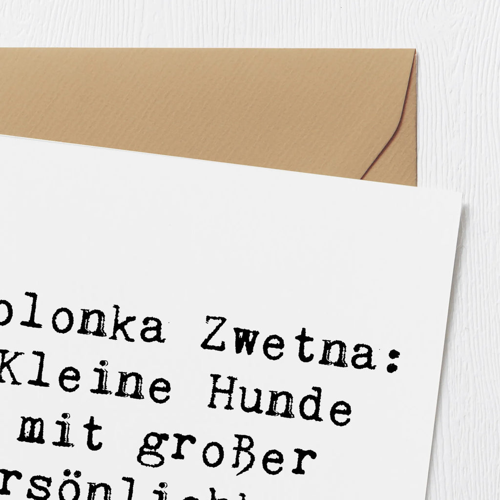 Deluxe Karte Spruch Bolonka Zwetna Charme Karte, Einladungskarte, Glückwunschkarte, Klappkarte, Geburtstagskarte, Hochzeitskarte, Grußkarte, Hochwertige Klappkarte, Hochwertige Grußkarte, Hund, Hunderasse, Rassehund, Hundebesitzer, Geschenk, Tierfreund, Schenken, Welpe