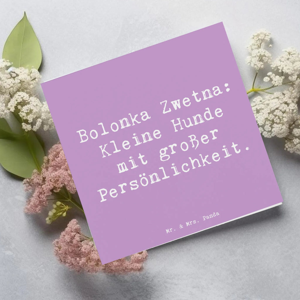 Deluxe Karte Spruch Bolonka Zwetna Charme Karte, Einladungskarte, Glückwunschkarte, Klappkarte, Geburtstagskarte, Hochzeitskarte, Grußkarte, Hochwertige Klappkarte, Hochwertige Grußkarte, Hund, Hunderasse, Rassehund, Hundebesitzer, Geschenk, Tierfreund, Schenken, Welpe