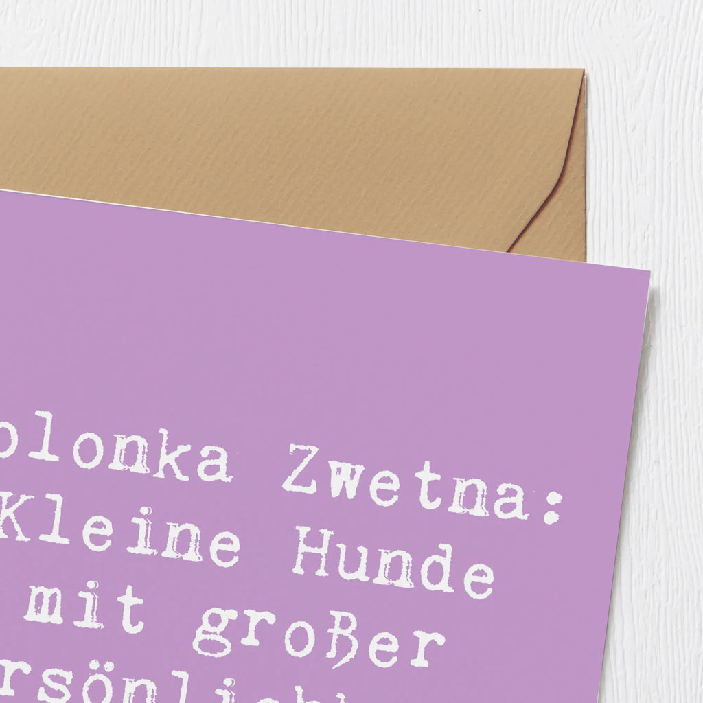 Deluxe Karte Spruch Bolonka Zwetna Charme Karte, Einladungskarte, Glückwunschkarte, Klappkarte, Geburtstagskarte, Hochzeitskarte, Grußkarte, Hochwertige Klappkarte, Hochwertige Grußkarte, Hund, Hunderasse, Rassehund, Hundebesitzer, Geschenk, Tierfreund, Schenken, Welpe