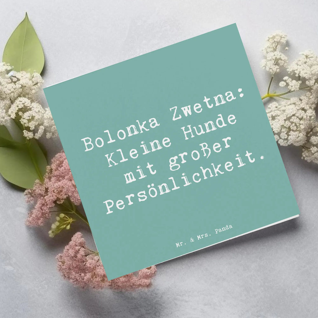 Deluxe Karte Spruch Bolonka Zwetna Charme Karte, Einladungskarte, Glückwunschkarte, Klappkarte, Geburtstagskarte, Hochzeitskarte, Grußkarte, Hochwertige Klappkarte, Hochwertige Grußkarte, Hund, Hunderasse, Rassehund, Hundebesitzer, Geschenk, Tierfreund, Schenken, Welpe