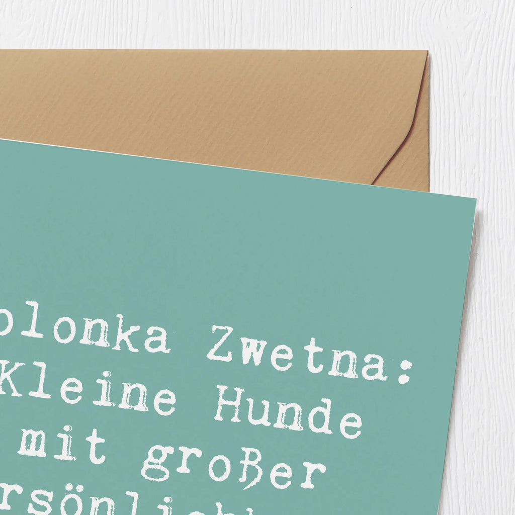 Deluxe Karte Spruch Bolonka Zwetna Charme Karte, Einladungskarte, Glückwunschkarte, Klappkarte, Geburtstagskarte, Hochzeitskarte, Grußkarte, Hochwertige Klappkarte, Hochwertige Grußkarte, Hund, Hunderasse, Rassehund, Hundebesitzer, Geschenk, Tierfreund, Schenken, Welpe