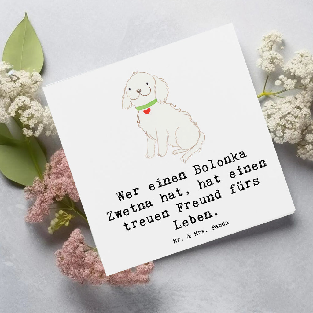 Deluxe Karte Bolonka Zwetna Karte, Glückwunschkarte, Grußkarte, Hochwertige Grußkarte, Klappkarte, Geburtstagskarte, Hochwertige Klappkarte, Einladungskarte, Hochzeitskarte, Hund, Hunderasse, Rassehund, Hundebesitzer, Geschenk, Tierfreund, Schenken, Welpe