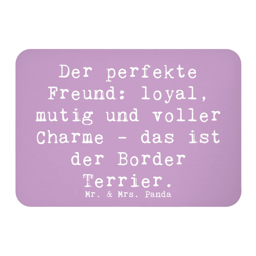 Magnet Saying Der perfekte Freund: loyal, mutig und voller Charme - das ist der Border Terrier. Dekomagnet, Notiz Magnet, Whiteboard Magnet, Souvenir Magnet, Pinnwandmagnet, Kühlschrank Dekoration, Motivmagnete, Kühlschrankmagnet, Hund, Hunderasse, Rassehund, Hundebesitzer, Geschenk, Tierfreund, Schenken, Welpe