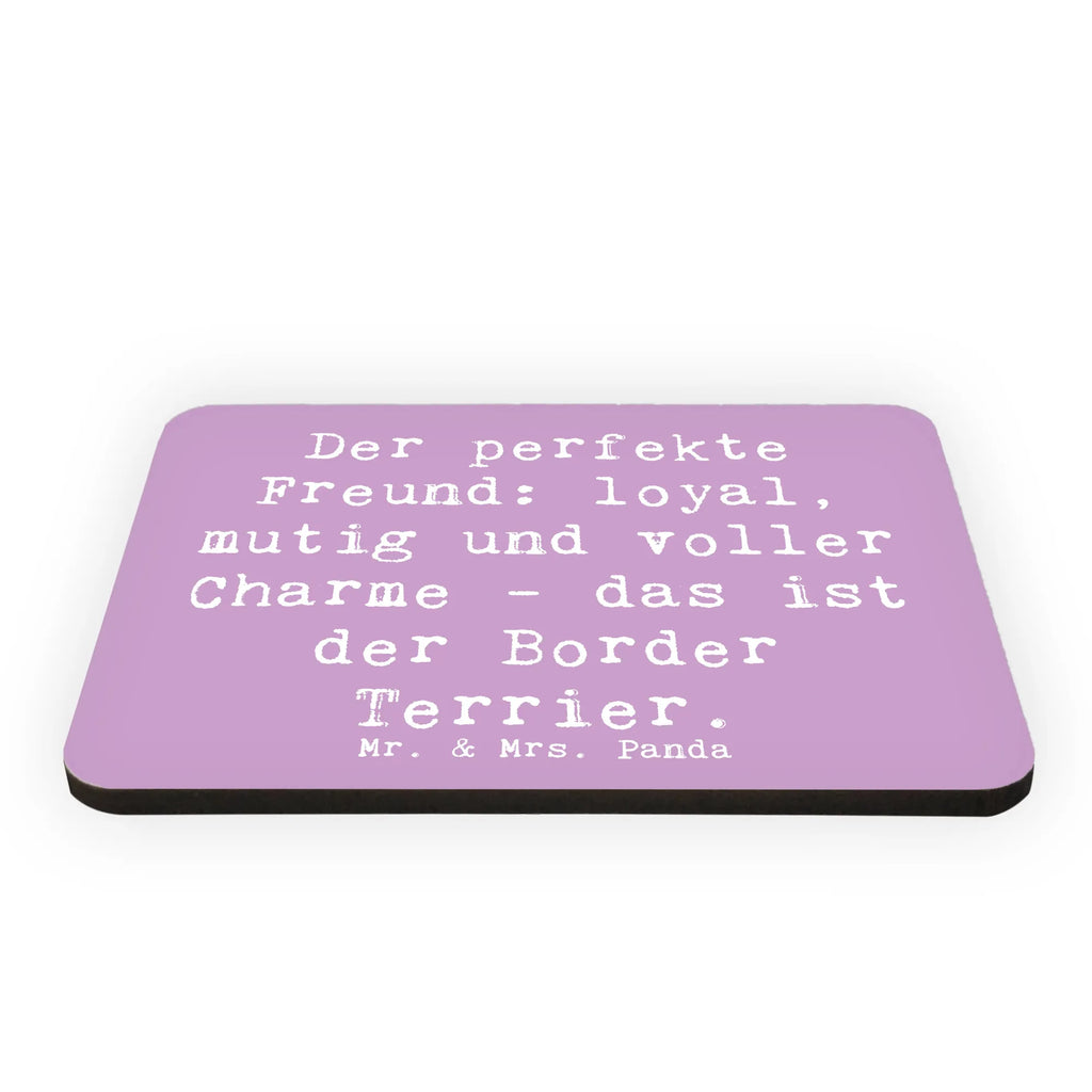 Magnet Saying Der perfekte Freund: loyal, mutig und voller Charme - das ist der Border Terrier. Dekomagnet, Notiz Magnet, Whiteboard Magnet, Souvenir Magnet, Pinnwandmagnet, Kühlschrank Dekoration, Motivmagnete, Kühlschrankmagnet, Hund, Hunderasse, Rassehund, Hundebesitzer, Geschenk, Tierfreund, Schenken, Welpe