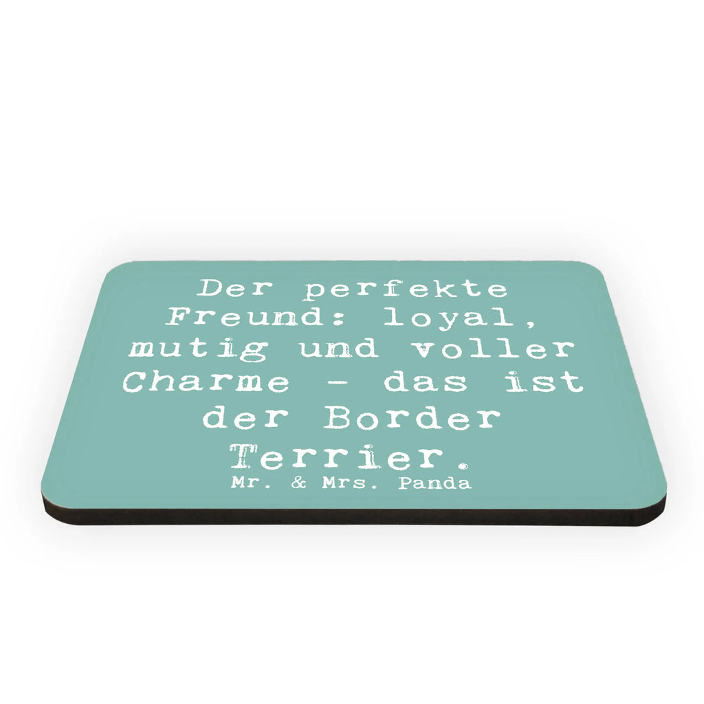 Magnet Saying Der perfekte Freund: loyal, mutig und voller Charme - das ist der Border Terrier. Dekomagnet, Notiz Magnet, Whiteboard Magnet, Souvenir Magnet, Pinnwandmagnet, Kühlschrank Dekoration, Motivmagnete, Kühlschrankmagnet, Hund, Hunderasse, Rassehund, Hundebesitzer, Geschenk, Tierfreund, Schenken, Welpe