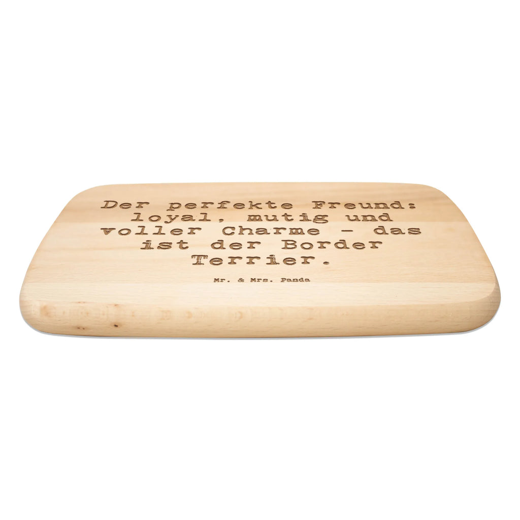 Śniadaniowa deska Przysłowie Der perfekte Freund: loyal, mutig und voller Charme - das ist der Border Terrier. Pies, rasa psa, pies rasowy, właściciel psa, prezent, miłośnik zwierząt, dawanie, szczeniak