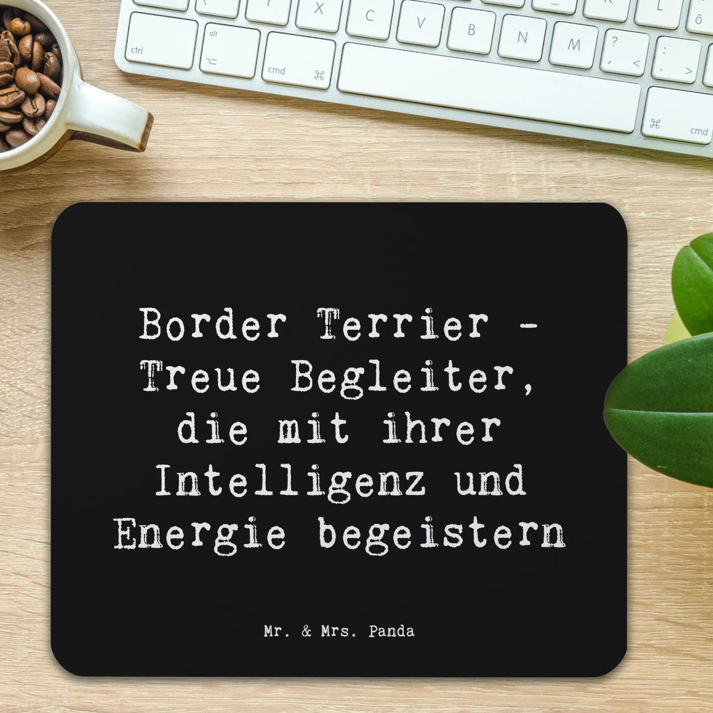 Mouse mat Saying Border Terrier - Treue Begleiter, die mit ihrer Intelligenz und Energie begeistern Computer zubehör, Büroausstattung, Designer Mauspad, Einzigartiges Mauspad, Mauspad, PC Zubehör, Arbeitszimmer, Mauspad Büro, Mousepad, Mausunterlage, Hund, Hunderasse, Rassehund, Hundebesitzer, Geschenk, Tierfreund, Schenken, Welpe