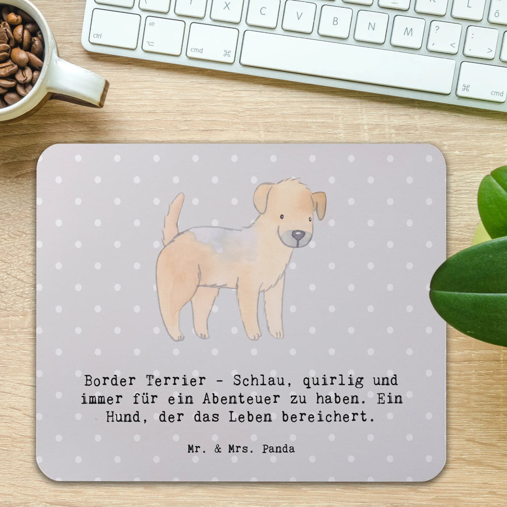 Mouse mat Border Terrier - Schlau, quirlig und immer für ein Abenteuer zu haben. Ein Hund, der das Leben bereichert. Computer zubehör, PC Zubehör, Büroausstattung, Einzigartiges Mauspad, Mousepad, Mausunterlage, Designer Mauspad, Mauspad Büro, Mauspad, Arbeitszimmer, Hund, Hunderasse, Rassehund, Hundebesitzer, Geschenk, Tierfreund, Schenken, Welpe