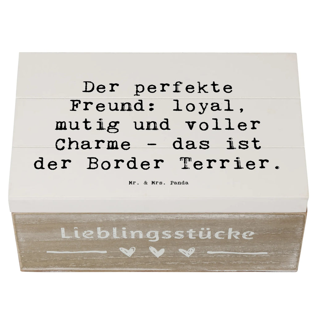 Holzkiste Spruch Border Terrier Freund Erinnerungskiste, Schatulle, Truhe, XXL, Kiste, Dekokiste, Schatzkiste, Aufbewahrungsbox, Erinnerungsbox, Geschenkbox, Geschenkdose, Holzkiste, Hund, Hunderasse, Rassehund, Hundebesitzer, Geschenk, Tierfreund, Schenken, Welpe