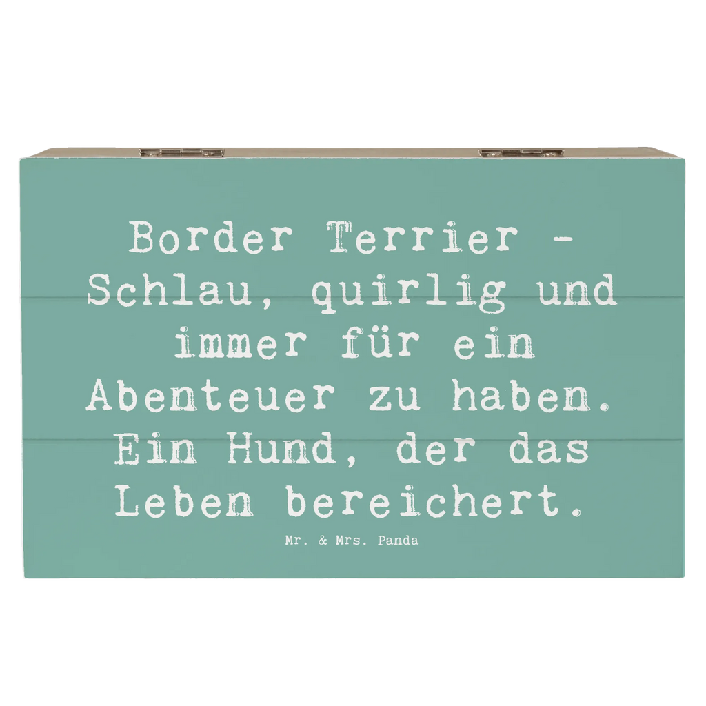 Wooden chest Saying Border Terrier - Schlau, quirlig und immer für ein Abenteuer zu haben. Ein Hund, der das Leben bereichert. XXL, Dekokiste, Holzkiste, Aufbewahrungsbox, Erinnerungskiste, Truhe, Geschenkbox, Kiste, Schatzkiste, Erinnerungsbox, Schatulle, Geschenkdose, Hund, Hunderasse, Rassehund, Hundebesitzer, Geschenk, Tierfreund, Schenken, Welpe