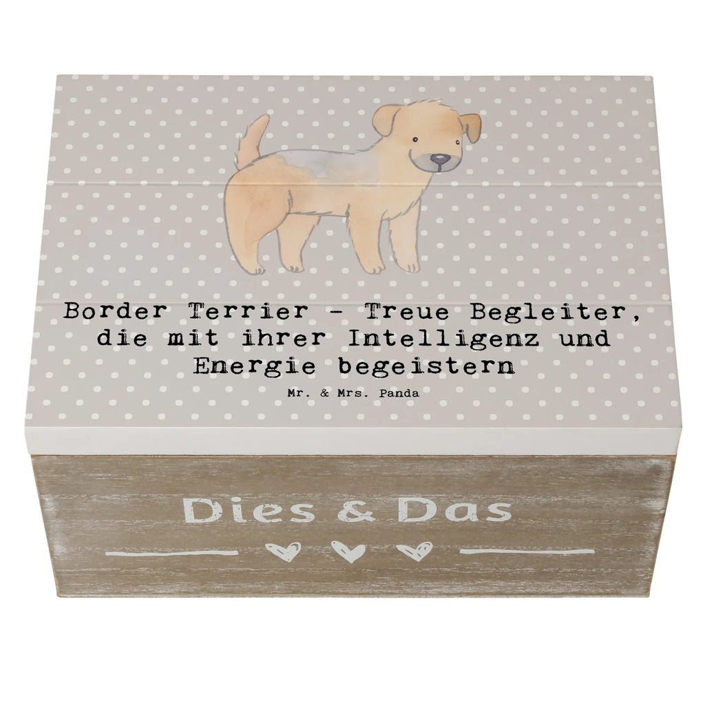 Wooden chest Border Terrier - Treue Begleiter, die mit ihrer Intelligenz und Energie begeistern Schatzkiste, Erinnerungskiste, Holzkiste, XXL, Geschenkbox, Aufbewahrungsbox, Geschenkdose, Truhe, Erinnerungsbox, Dekokiste, Kiste, Schatulle, Hund, Hunderasse, Rassehund, Hundebesitzer, Geschenk, Tierfreund, Schenken, Welpe