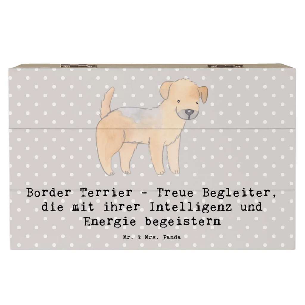 Wooden chest Border Terrier - Treue Begleiter, die mit ihrer Intelligenz und Energie begeistern Schatzkiste, Erinnerungskiste, Holzkiste, XXL, Geschenkbox, Aufbewahrungsbox, Geschenkdose, Truhe, Erinnerungsbox, Dekokiste, Kiste, Schatulle, Hund, Hunderasse, Rassehund, Hundebesitzer, Geschenk, Tierfreund, Schenken, Welpe
