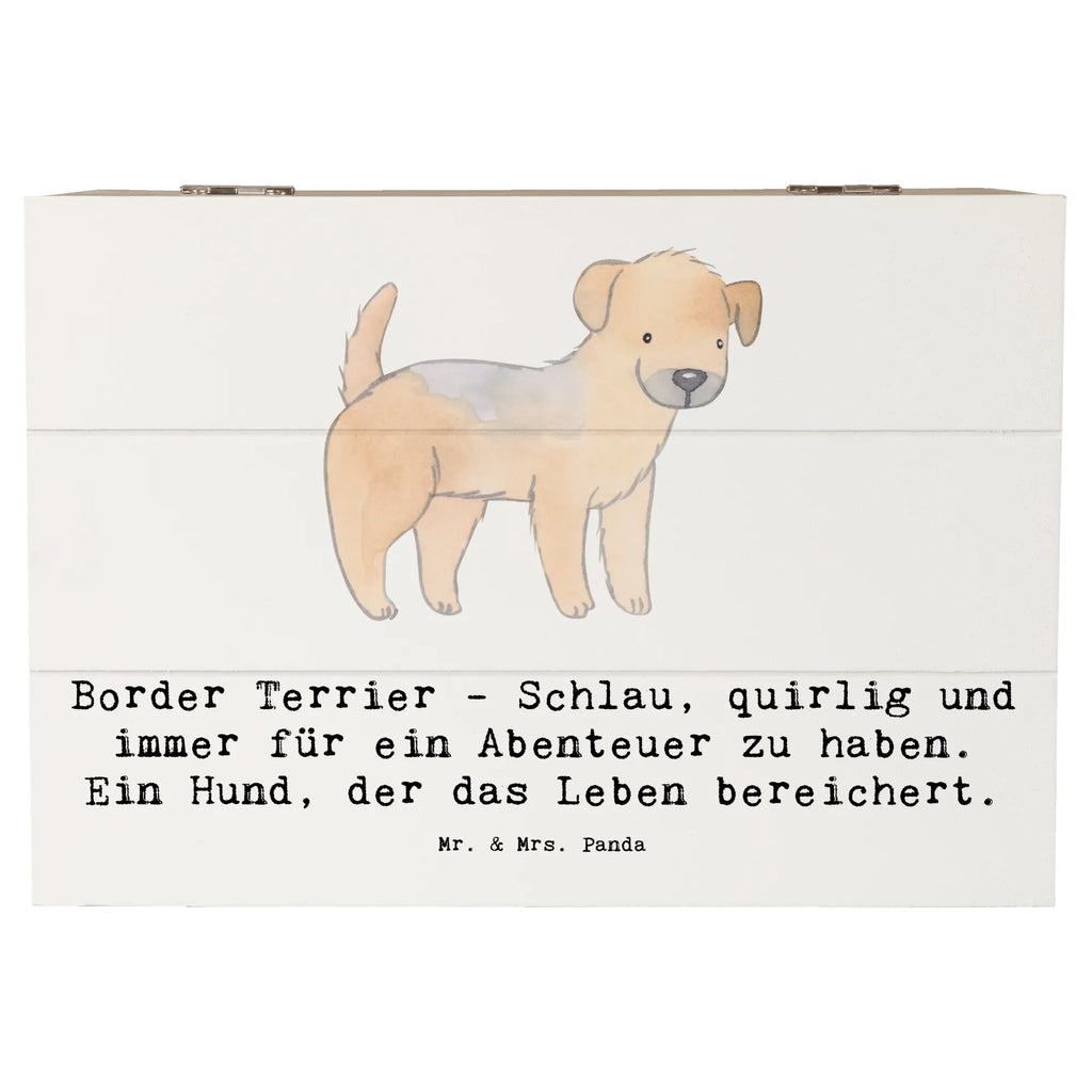 Holzkiste Border Terrier Abenteuer Dekokiste, Holzkiste, Schatzkiste, Erinnerungsbox, Truhe, Geschenkbox, XXL, Erinnerungskiste, Schatulle, Kiste, Geschenkdose, Aufbewahrungsbox, Hund, Hunderasse, Rassehund, Hundebesitzer, Geschenk, Tierfreund, Schenken, Welpe