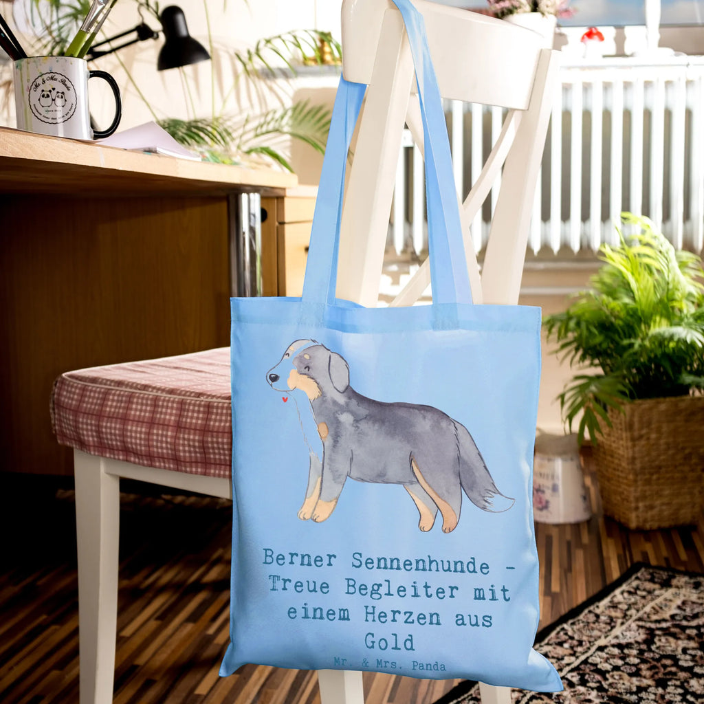 Tragetasche Berner Sennenhund Herz Stofftasche, Stoffbeutel, Beuteltasche, Umhängetasche, Shopper, Einkaufstasche, Einkaufstüte, Tasche, Laptoptasche, Strandtasche, Beutel, Jutetasche, Badetasche, Tragetasche, Jutebeutel, Schultertasche, Hund, Hunderasse, Rassehund, Hundebesitzer, Geschenk, Tierfreund, Schenken, Welpe