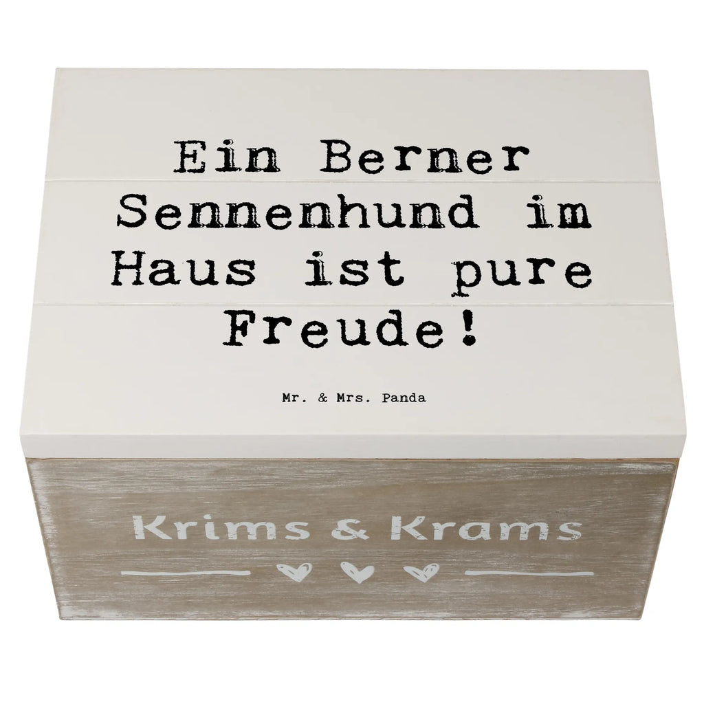 Holzkiste Spruch Berner Sennenhund Freude Erinnerungsbox, XXL, Geschenkbox, Truhe, Erinnerungskiste, Geschenkdose, Schatulle, Schatzkiste, Kiste, Dekokiste, Aufbewahrungsbox, Holzkiste, Hund, Hunderasse, Rassehund, Hundebesitzer, Geschenk, Tierfreund, Schenken, Welpe