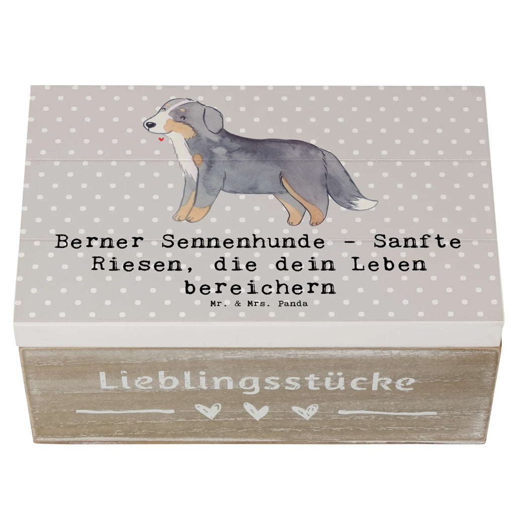 Wooden chest Berner Sennenhunde - Sanfte Riesen, die dein Leben bereichern Truhe, Geschenkdose, Schatulle, Schatzkiste, Erinnerungsbox, XXL, Holzkiste, Kiste, Dekokiste, Aufbewahrungsbox, Erinnerungskiste, Geschenkbox, Hund, Hunderasse, Rassehund, Hundebesitzer, Geschenk, Tierfreund, Schenken, Welpe