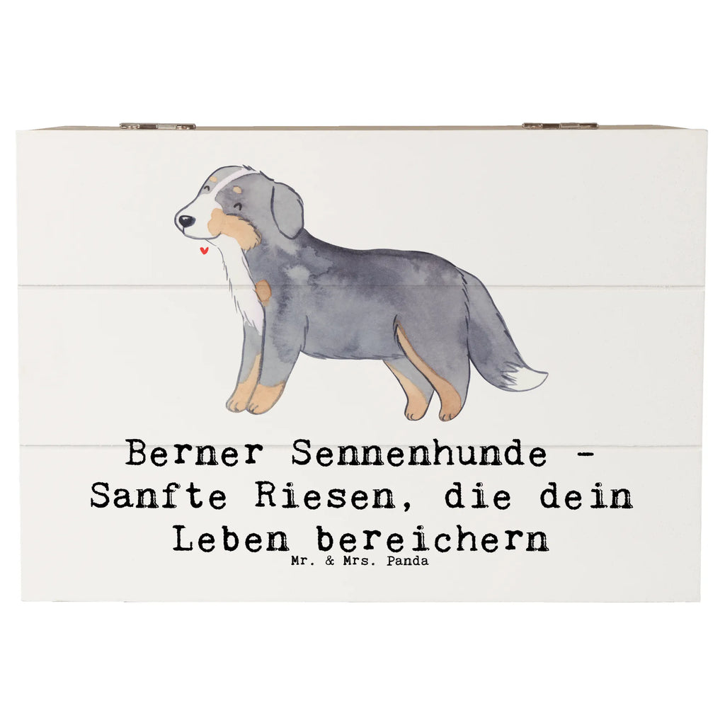 Wooden chest Berner Sennenhunde - Sanfte Riesen, die dein Leben bereichern Truhe, Geschenkdose, Schatulle, Schatzkiste, Erinnerungsbox, XXL, Holzkiste, Kiste, Dekokiste, Aufbewahrungsbox, Erinnerungskiste, Geschenkbox, Hund, Hunderasse, Rassehund, Hundebesitzer, Geschenk, Tierfreund, Schenken, Welpe