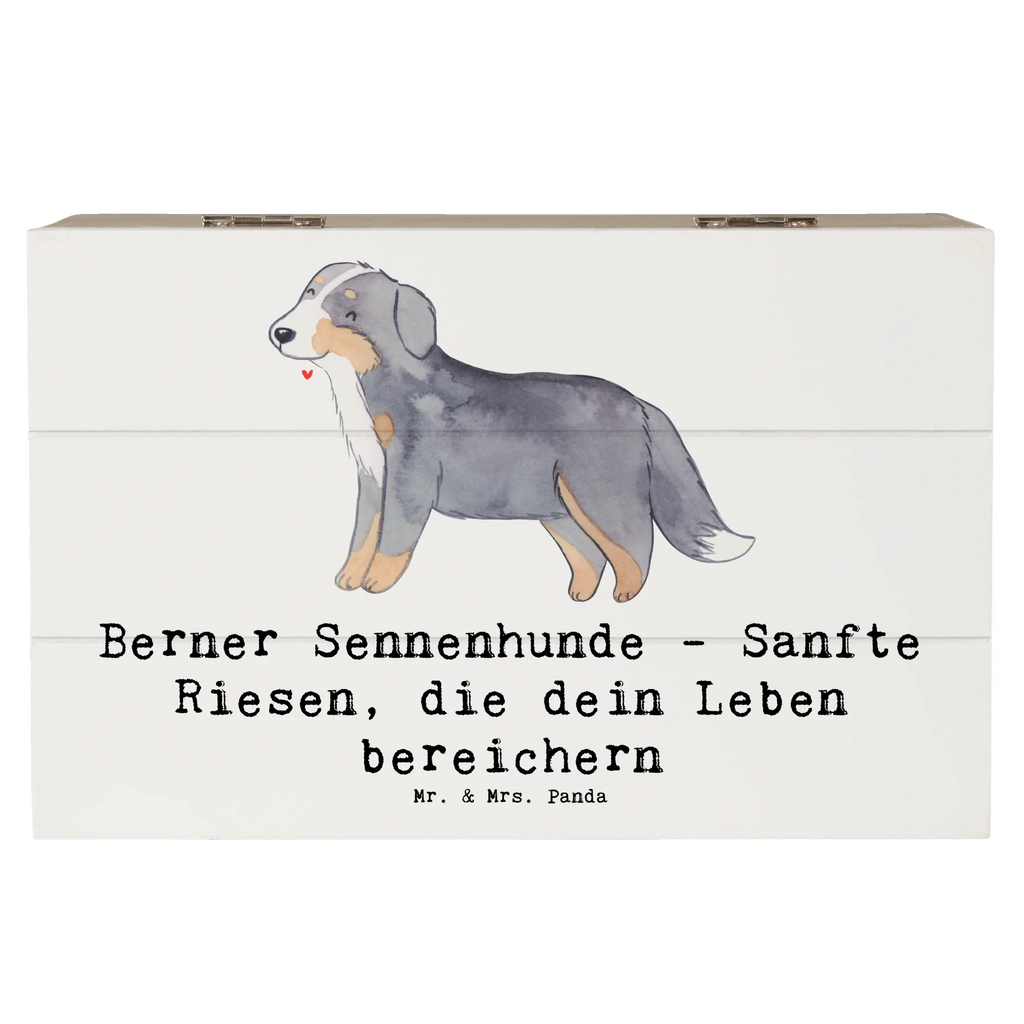Wooden chest Berner Sennenhunde - Sanfte Riesen, die dein Leben bereichern Truhe, Geschenkdose, Schatulle, Schatzkiste, Erinnerungsbox, XXL, Holzkiste, Kiste, Dekokiste, Aufbewahrungsbox, Erinnerungskiste, Geschenkbox, Hund, Hunderasse, Rassehund, Hundebesitzer, Geschenk, Tierfreund, Schenken, Welpe