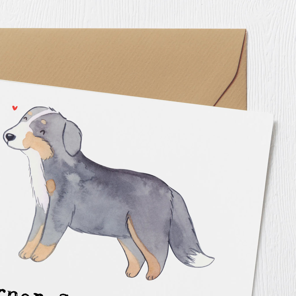 Deluxe Karte Berner Sennenhund Herz Klappkarte, Karte, Hochzeitskarte, Hochwertige Grußkarte, Hochwertige Klappkarte, Grußkarte, Einladungskarte, Glückwunschkarte, Geburtstagskarte, Hund, Hunderasse, Rassehund, Hundebesitzer, Geschenk, Tierfreund, Schenken, Welpe