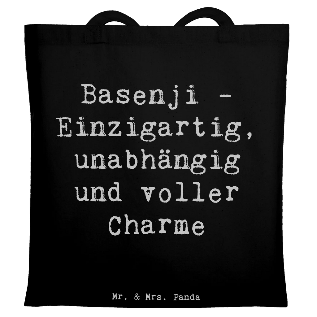 Tote bag Saying Basenji - Einzigartig, unabhängig und voller Charme Stoffbeutel, Beutel, Stofftasche, Einkaufstüte, Strandtasche, Tragetasche, Laptoptasche, Beuteltasche, Shopper, Umhängetasche, Jutebeutel, Tasche, Jutetasche, Einkaufstasche, Schultertasche, Badetasche, Hund, Hunderasse, Rassehund, Hundebesitzer, Geschenk, Tierfreund, Schenken, Welpe