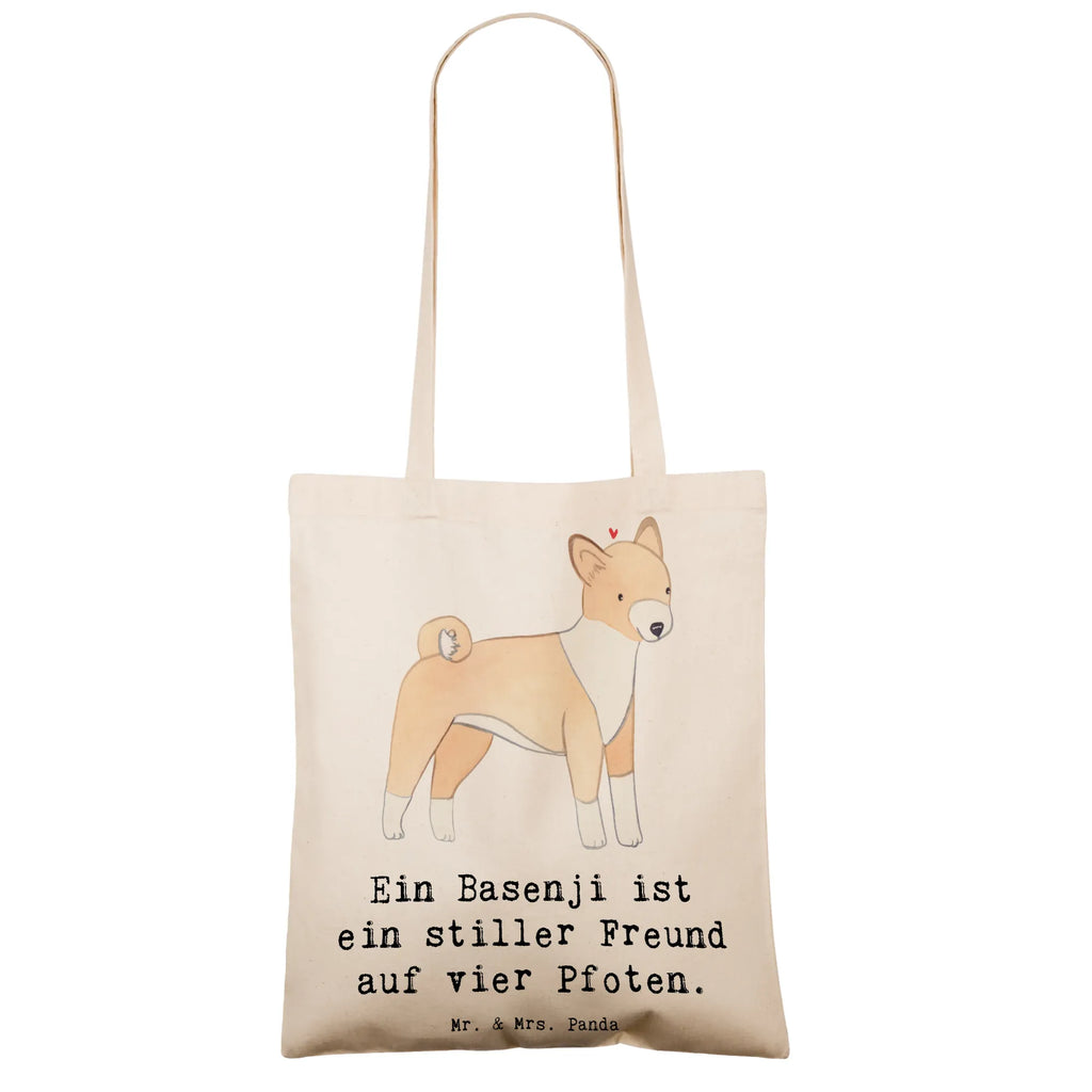 Tote bag Ein Basenji ist ein stiller Freund auf vier Pfoten. Stofftasche, Beutel, Laptoptasche, Tragetasche, Einkaufstasche, Shopper, Schultertasche, Stoffbeutel, Umhängetasche, Tasche, Strandtasche, Jutebeutel, Beuteltasche, Jutetasche, Badetasche, Einkaufstüte, Hund, Hunderasse, Rassehund, Hundebesitzer, Geschenk, Tierfreund, Schenken, Welpe
