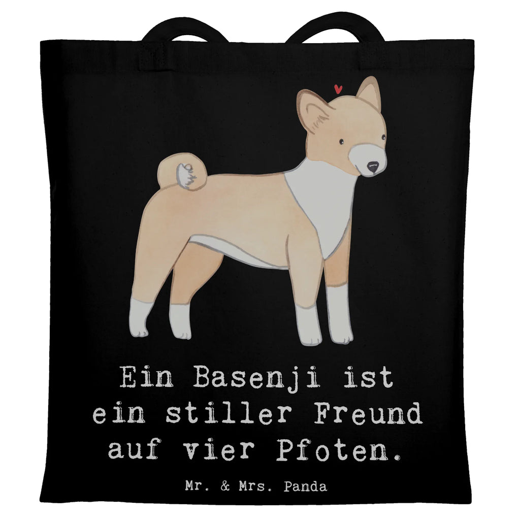 Tote bag Ein Basenji ist ein stiller Freund auf vier Pfoten. Stofftasche, Beutel, Laptoptasche, Tragetasche, Einkaufstasche, Shopper, Schultertasche, Stoffbeutel, Umhängetasche, Tasche, Strandtasche, Jutebeutel, Beuteltasche, Jutetasche, Badetasche, Einkaufstüte, Hund, Hunderasse, Rassehund, Hundebesitzer, Geschenk, Tierfreund, Schenken, Welpe