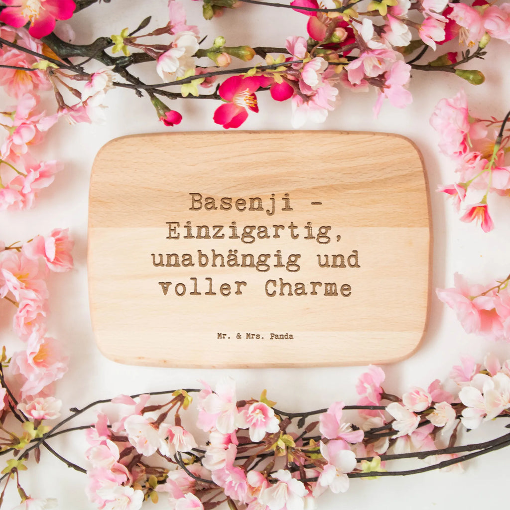 Śniadaniowa deska Przysłowie Basenji - Einzigartig, unabhängig und voller Charme Pies, rasa psa, pies rasowy, właściciel psa, prezent, miłośnik zwierząt, dawanie, szczeniak