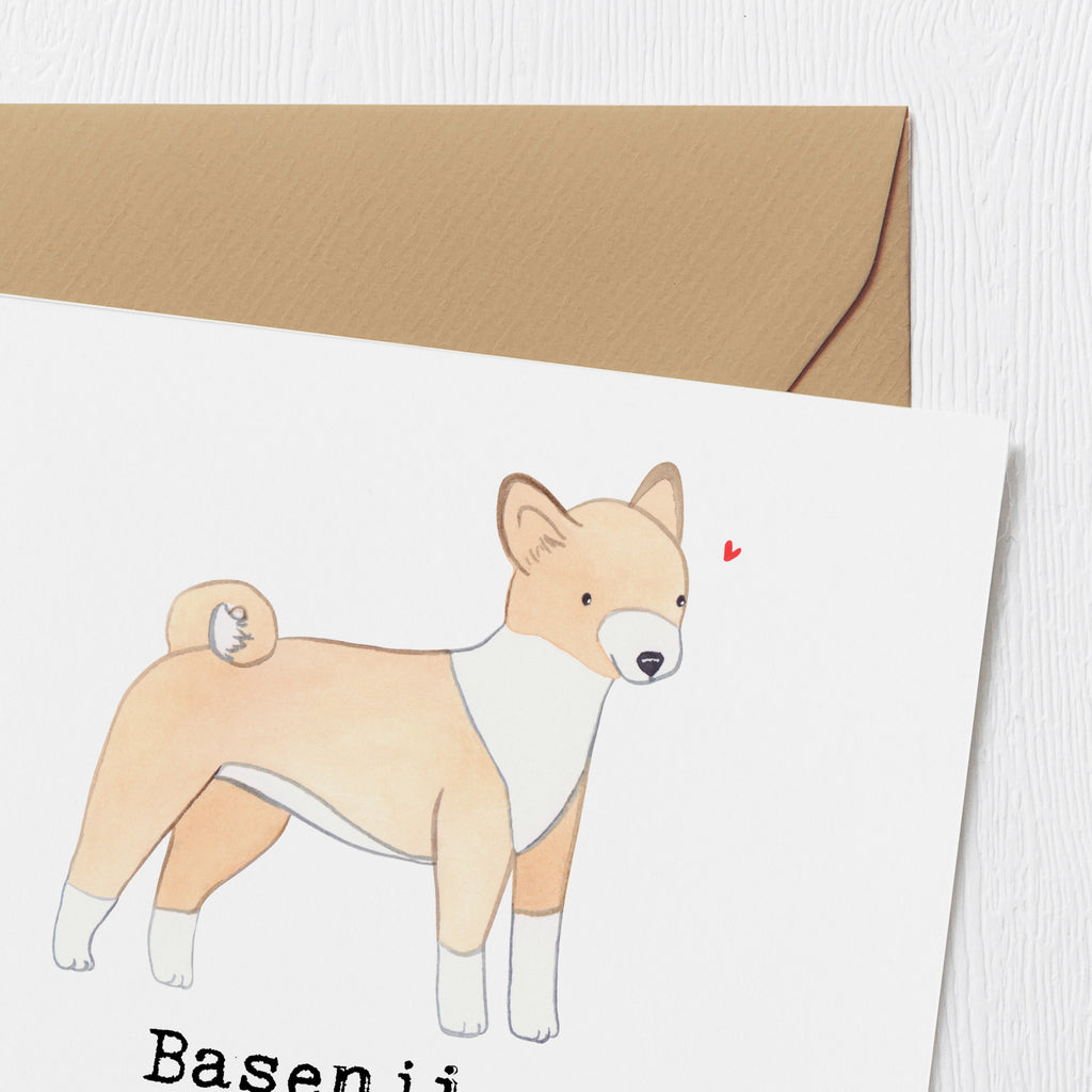 Deluxe Karte Basenji Charme Grußkarte, Karte, Geburtstagskarte, Hochwertige Klappkarte, Einladungskarte, Glückwunschkarte, Klappkarte, Hochwertige Grußkarte, Hochzeitskarte, Hund, Hunderasse, Rassehund, Hundebesitzer, Geschenk, Tierfreund, Schenken, Welpe