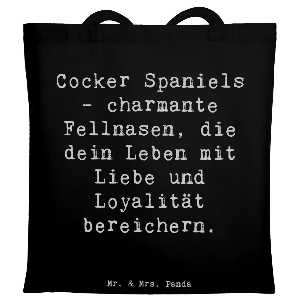 Tragetasche Spruch Cocker Spaniel Liebe Strandtasche, Einkaufstüte, Stofftasche, Einkaufstasche, Schultertasche, Umhängetasche, Beutel, Jutebeutel, Stoffbeutel, Jutetasche, Badetasche, Tragetasche, Tasche, Shopper, Laptoptasche, Beuteltasche, Hund, Hunderasse, Rassehund, Hundebesitzer, Geschenk, Tierfreund, Schenken, Welpe