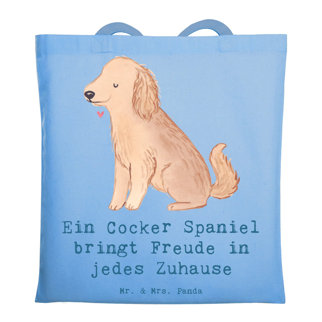 Tote bag Ein Cocker Spaniel bringt Freude in jedes Zuhause Tragetasche, Shopper, Beuteltasche, Laptoptasche, Einkaufstasche, Badetasche, Schultertasche, Umhängetasche, Tasche, Stoffbeutel, Stofftasche, Strandtasche, Jutetasche, Einkaufstüte, Jutebeutel, Beutel, Hund, Hunderasse, Rassehund, Hundebesitzer, Geschenk, Tierfreund, Schenken, Welpe