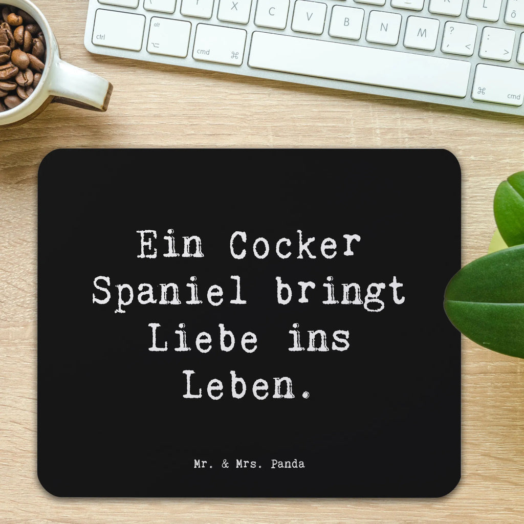 Mauspad Spruch Liebe Cocker Spaniel Arbeitszimmer, Mauspad, Mauspad Büro, Büroausstattung, Einzigartiges Mauspad, Designer Mauspad, PC Zubehör, Mousepad, Computer zubehör, Mausunterlage, Hund, Hunderasse, Rassehund, Hundebesitzer, Geschenk, Tierfreund, Schenken, Welpe