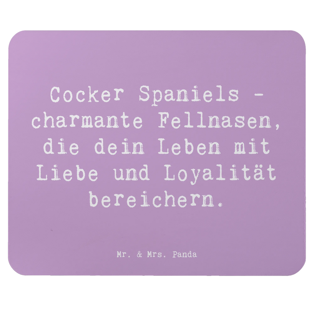 Mouse mat Saying Cocker Spaniels - charmante Fellnasen, die dein Leben mit Liebe und Loyalität bereichern. Einzigartiges Mauspad, Büroausstattung, Designer Mauspad, PC Zubehör, Arbeitszimmer, Computer zubehör, Mousepad, Mauspad Büro, Mauspad, Mausunterlage, Hund, Hunderasse, Rassehund, Hundebesitzer, Geschenk, Tierfreund, Schenken, Welpe