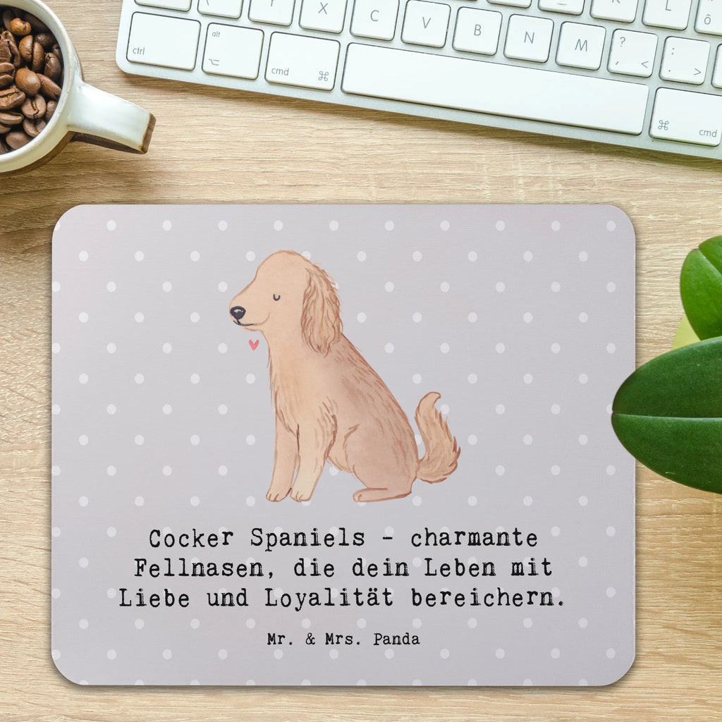 Mouse mat Cocker Spaniels - charmante Fellnasen, die dein Leben mit Liebe und Loyalität bereichern. Arbeitszimmer, Designer Mauspad, Mausunterlage, Computer zubehör, Mousepad, Mauspad, Büroausstattung, Einzigartiges Mauspad, PC Zubehör, Mauspad Büro, Hund, Hunderasse, Rassehund, Hundebesitzer, Geschenk, Tierfreund, Schenken, Welpe