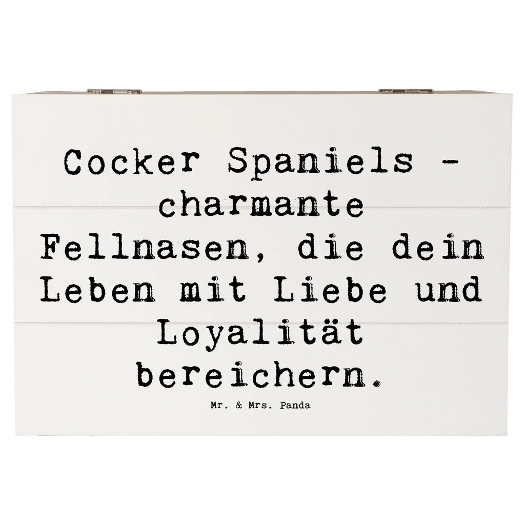 Holzkiste Spruch Cocker Spaniel Liebe Truhe, Kiste, Erinnerungskiste, Schatulle, Dekokiste, Geschenkdose, XXL, Geschenkbox, Holzkiste, Aufbewahrungsbox, Schatzkiste, Erinnerungsbox, Hund, Hunderasse, Rassehund, Hundebesitzer, Geschenk, Tierfreund, Schenken, Welpe