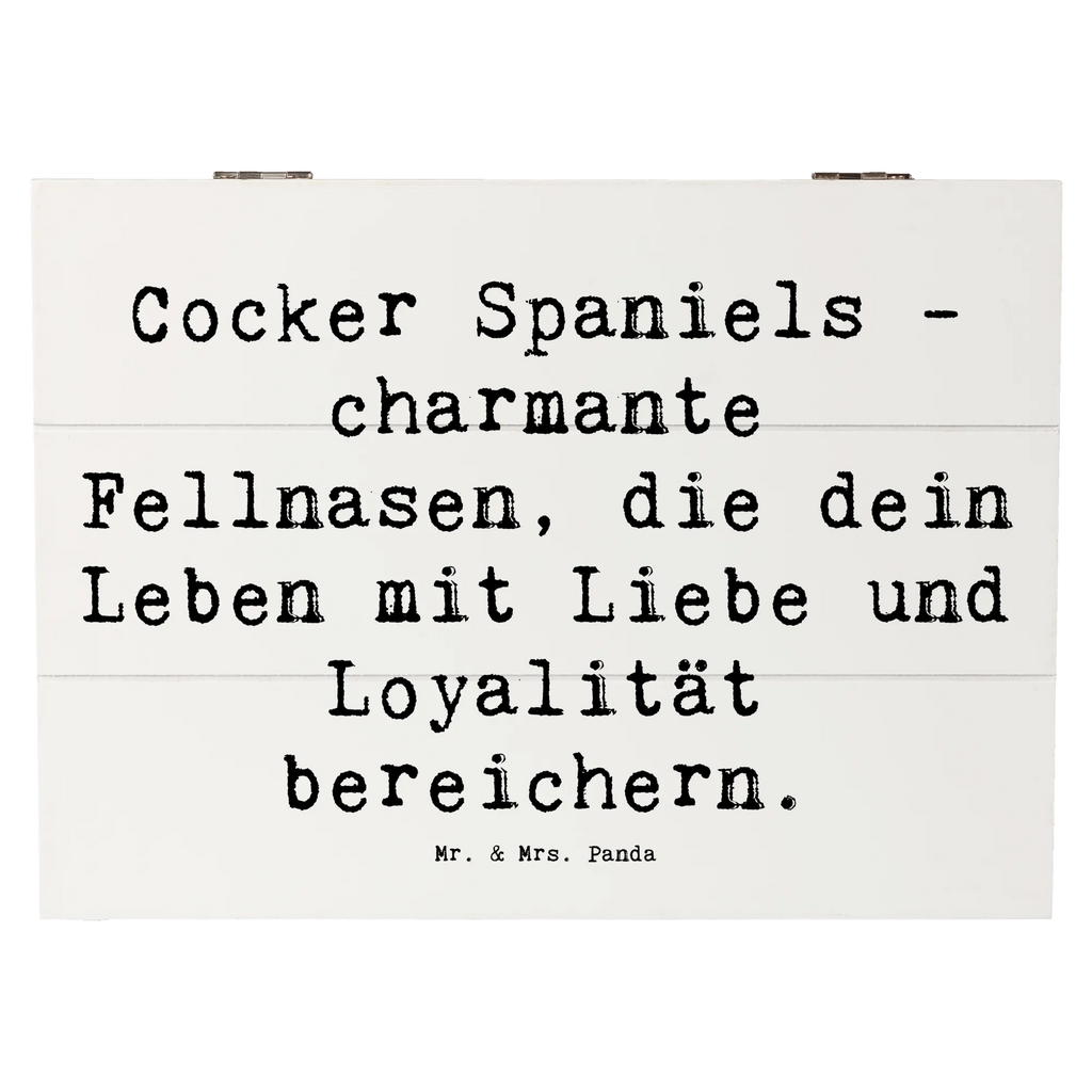Holzkiste Spruch Cocker Spaniel Liebe Truhe, Kiste, Erinnerungskiste, Schatulle, Dekokiste, Geschenkdose, XXL, Geschenkbox, Holzkiste, Aufbewahrungsbox, Schatzkiste, Erinnerungsbox, Hund, Hunderasse, Rassehund, Hundebesitzer, Geschenk, Tierfreund, Schenken, Welpe