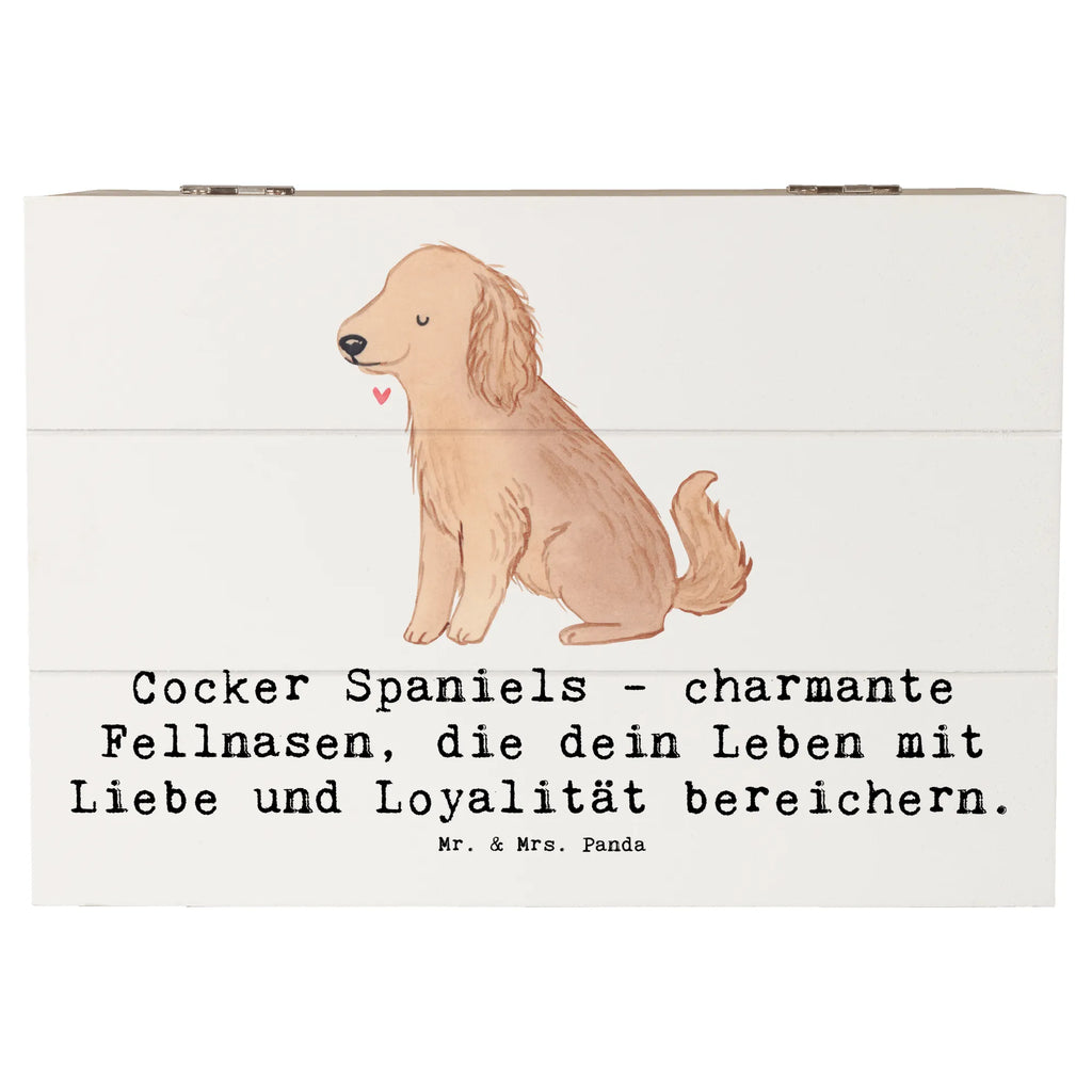 Holzkiste Cocker Spaniel Liebe Schatzkiste, Dekokiste, Geschenkbox, Aufbewahrungsbox, XXL, Truhe, Erinnerungsbox, Holzkiste, Kiste, Geschenkdose, Erinnerungskiste, Schatulle, Hund, Hunderasse, Rassehund, Hundebesitzer, Geschenk, Tierfreund, Schenken, Welpe